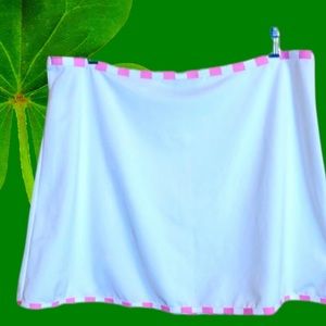 Lilly Pulitzer White Stretch Golf Skirt XL
